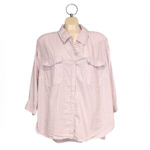 🍄 Lee Rider Checked Blouse, Size 2X
